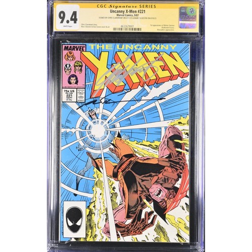 Uncanny men 221 - x-men, cgc