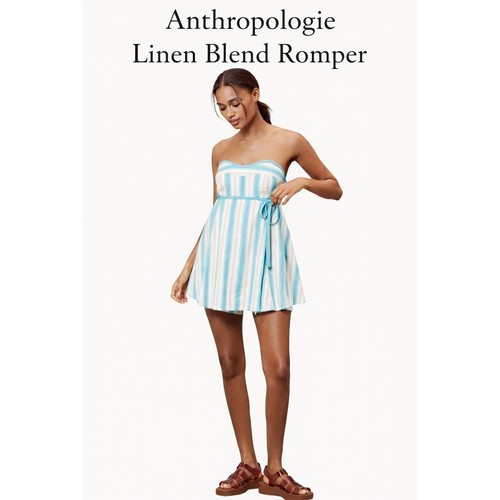 Pagliaccetto anthropologie blu - pagliaccetto,