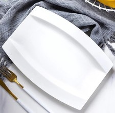 Piatto quadrato bianco 31 cm