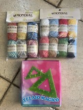 SPECIAL EDITION MONDIAL COTTON 100% TELAIO MAGICO 14 MINI GOMITOLI 10 Gr. Mt 35
