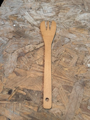 Forchetta legno cucina vintage - legno,