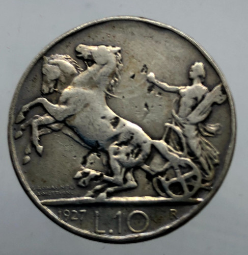 Lire biga 1927 rosetta - biga,