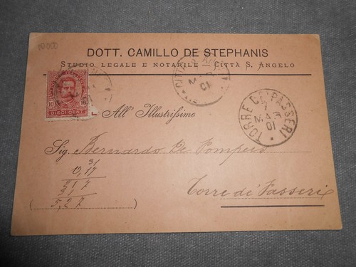 Cartolina postale studio - cartolina,