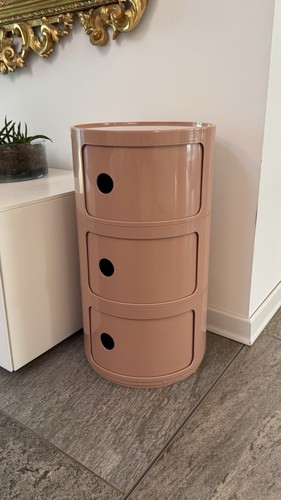 Comodino tre elementi - , rosa
