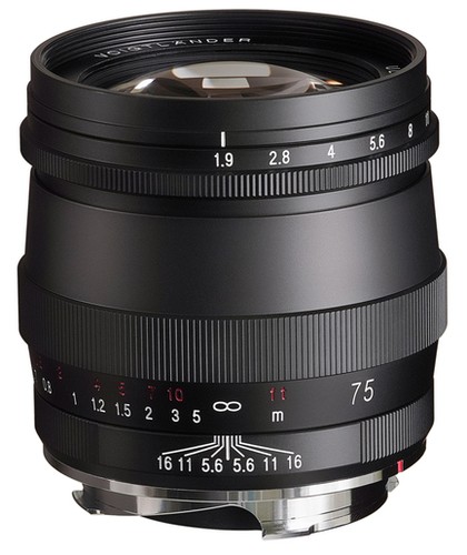 Voigtländer ultron 75mm - ultron, 1.9/75mm