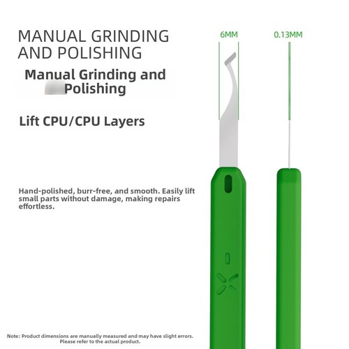 Strumento pry chip verde 140mm - verde,