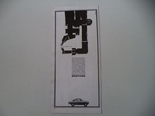 advertising Pubblicità 1964 SIMCA 1000 COUPE' BERTONE