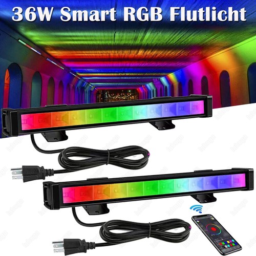 36w rgb led - 2x,