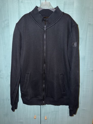 Liu felpa uomo nera zip - liu,