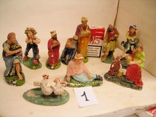 1  PRESEPIO   STATUINE gesso,terracotta,cartapesta