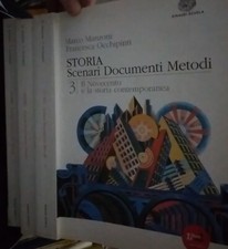 Manzoni Occhipinti STORIA SCENARI DOCUMENTI METODI in 3 volumi Einaudi 2012
