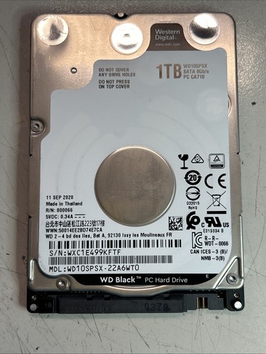 Western digital wd10spsx - western,