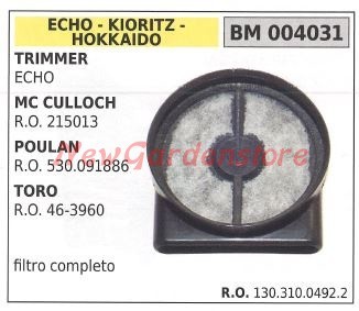 Filtro aria echo - filtro,