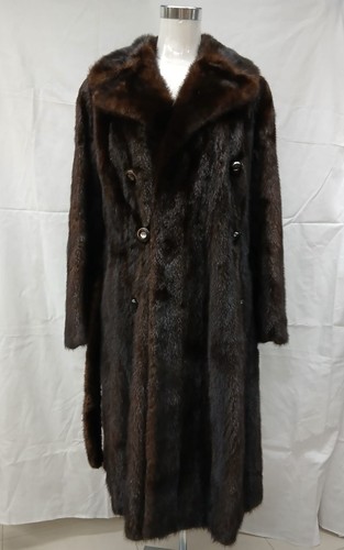 Cappotto vintage visone mogano