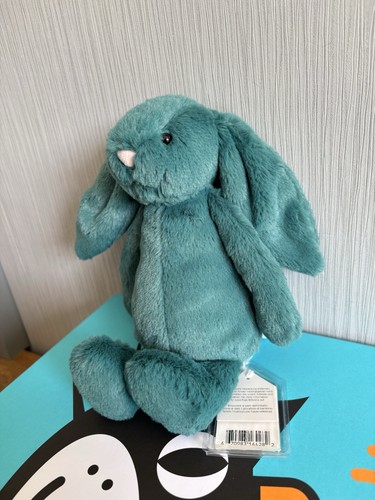 Jellycat little bashful teal - little,