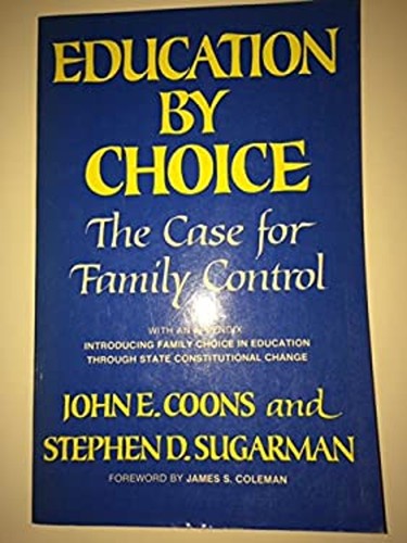 Education choice the case - by, :
