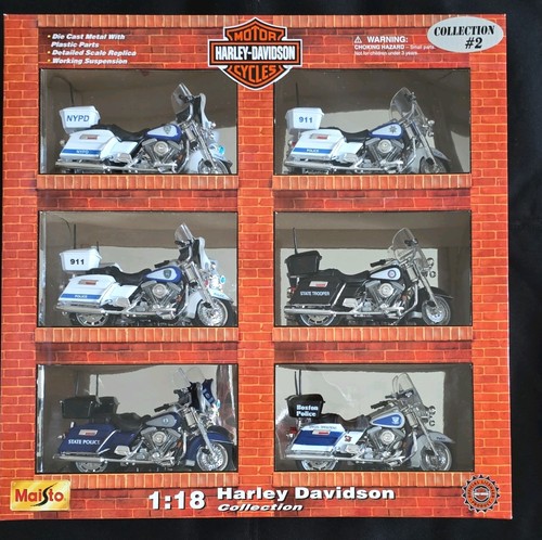 Set moto polizia maisto 18 - set, 1:18