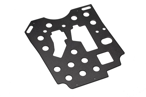 Pedaliera alluminio nero guida