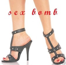 SEXY sandali NERI pelle