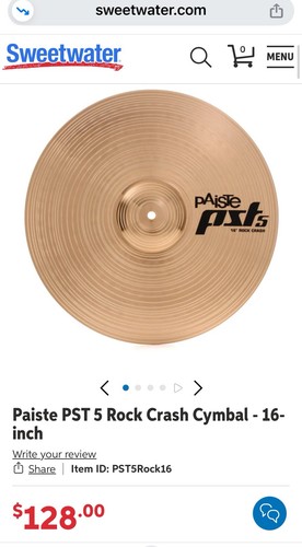 Piatto paiste pst thin - 5,
