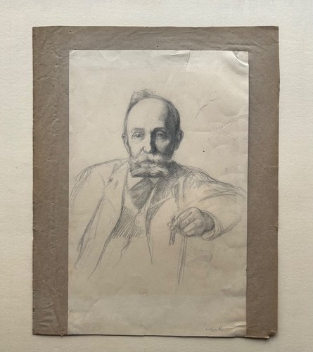 Disegno ritratto uomo con - disegno,