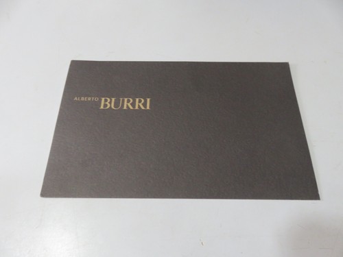 Alberto burri the - the, trauma
