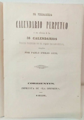 Verdadero calendario - el,