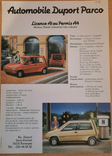 Brochure vendita auto