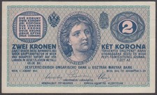 Austria - Ungheria 2 Corone