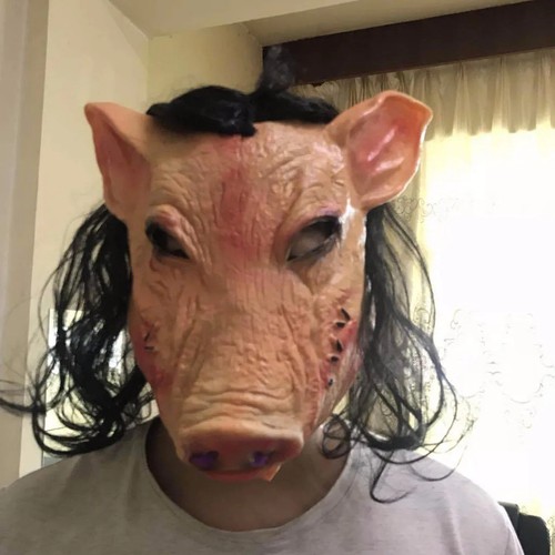 Maschera testa maiale - maschera,