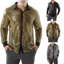 Camicia con paillettes retrò
