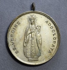 Medaglia votiva San Pompilio Campi Salentina Lecce Montecalvo Avellino Madonna