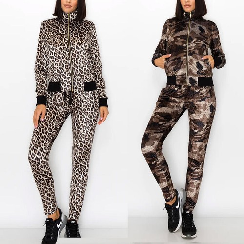 Set felpa tuta donna velluto
