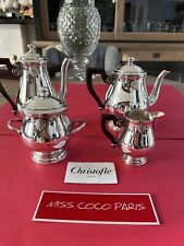 Servizio Di Tè E Caffè Christofle Vendôme Metallo Argentato In Ottime Condizioni