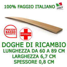 DOGA DOGHE DI RICAMBIO PER RETI LETTI IN LEGNO-TUTTE LE MISURE-LARGHEZZA 6,8 CM