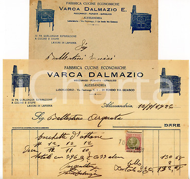 1926 alessandria dalmazio e - dalmazio,