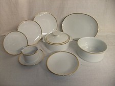 c4 Porcellana Thomas Germania - Fascia d'oro medaglione (linea spessa) contemporanea 4E1B