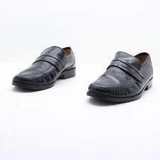 Clarks mocassino uomo numero uk 8e1/2 usate  (SS4191) pelle nero