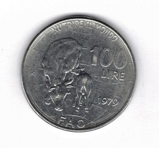 MONETA 100 lire 1979 Nutrire