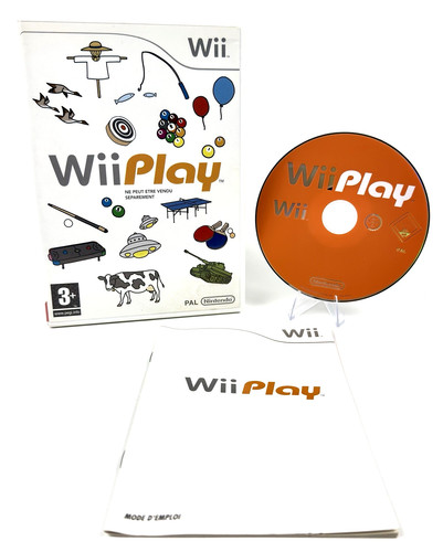 Wii play nintendo completo - wii,