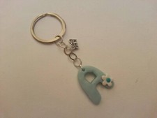 portachiavi fimo lettera