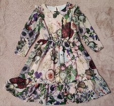 Abito Lola & Maverick bambina gufo stampa floreale taglia 5 anni