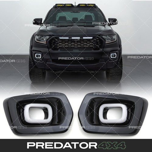Fendinebbia led drl nero - fendinebbia,