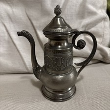 Teiera Antica In Peltro Puro