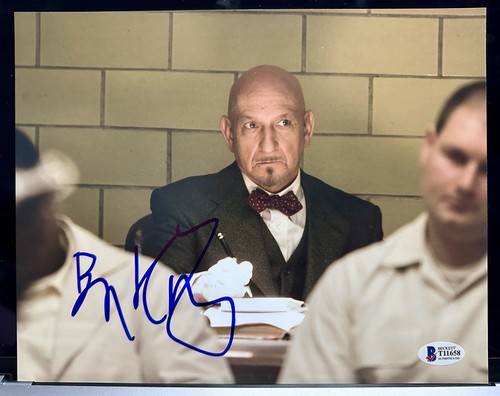 Foto firmata ben kingsley - firmata,