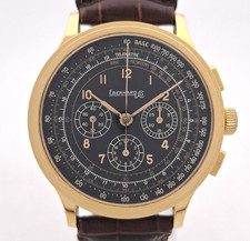 Rare Eberhard Magie Noir Chronograph ref.34006 cal. Lemania 1873