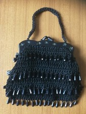 ANTICA BORSA SERA ANNI 50 NERA