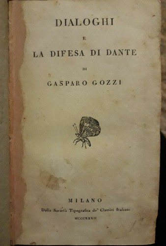 Dialoghi difesa di - e, dante