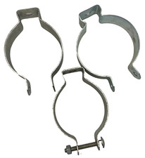 LOT OF 3 CAT NO. 6, ELCOR PIPE HANGER PLATED STEEL ELECTRICAL CONDUIT WIRE CRDB