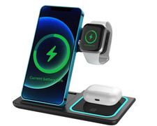 Caricatore Wireless 3 in 1 Qi
